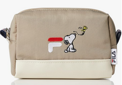 Direct from Japan Stock SG 100% Original Snoopy x Fila Logo Embroidery Cute Accessory Multi-Pouch
