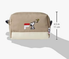 Direct from Japan Stock SG 100% Original Snoopy x Fila Logo Embroidery Cute Accessory Multi-Pouch