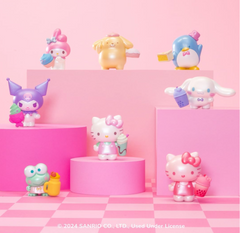 Direct from US Stock SG: Officially Licensed Hello Kitty & Friends Boba Tea Exclusive 8 Figurines
