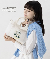 Direct from Japan Snoopy Peanut x Fila Collaboration Lightweight Mini Shoulder Bag (White)