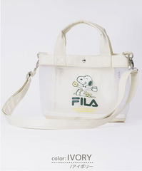 Direct from Japan Snoopy Peanut x Fila Collaboration Lightweight Mini Shoulder Bag (White)