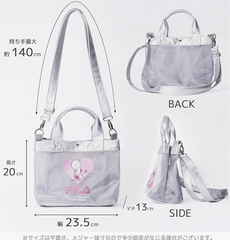 Direct from Japan Snoopy Peanut x Fila Collaboration Lightweight Mini Shoulder Bag (White)