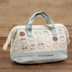 Direct from Japan Stock SG 100% Original Bandai Chiikawa Coin Opening Type Insulated Lunch Tote Bag