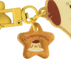Direct from Japan Sanrio Cinnamoroll Pompompurin Mobile Phone Keyring Hanger with Mascot
