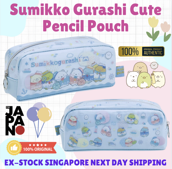 Direct from Japan Stock SG: 100% Original San-X Sumikko Gurashi Kids Premium Pencil Pouch Case